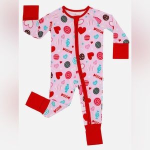 Little Sleepies - Valentine’s Day Bamboo Zippy